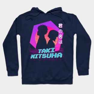 Taki Mitsuha - Vaporwave Hoodie